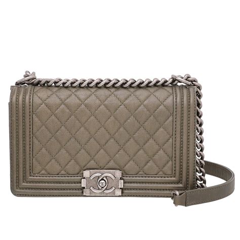 chanel le boy green|Chanel le boy medium price.